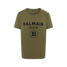 Хлопковая футболка Balmain