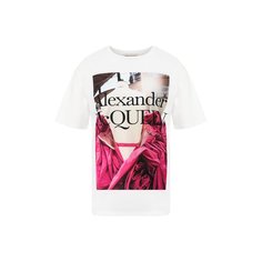 Хлопковая футболка Alexander McQueen