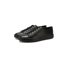 Кожаные кеды Santoni
