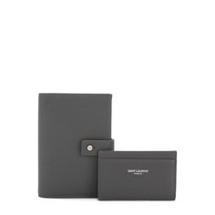 Кожаное портмоне с футляром для кредитных карт Saint Laurent
