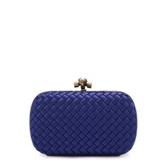 Клатч Chain Knot из сатина Bottega Veneta