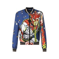 Шелковый бомбер Dolce & Gabbana