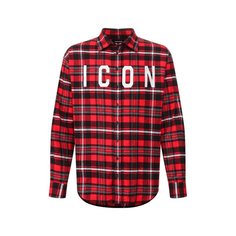 Хлопковая рубашка Dsquared2