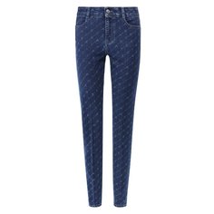 Джинсы с логотипом бренда Stella McCartney