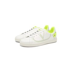 Кожаные кеды Valentino Garavani Backnet Valentino