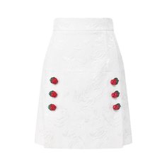 Юбка из смеси хлопка и шелка Dolce & Gabbana