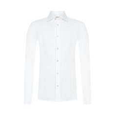 Хлопковая рубашка с воротником кент Kiton