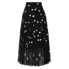 Юбка из смеси шелка и хлопка Dolce & Gabbana
