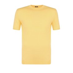 Хлопковый джемпер с короткими рукавами Kiton