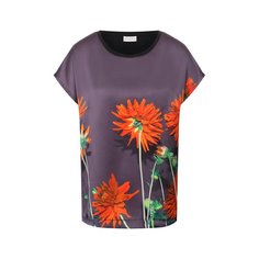 Топ из смеси хлопка и шелка Dries Van Noten