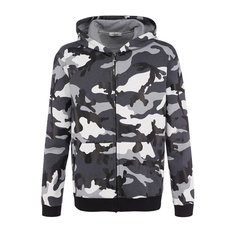 Хлопковая толстовка на молнии с капюшоном Valentino