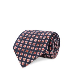 Шелковый галстук с узором Kiton