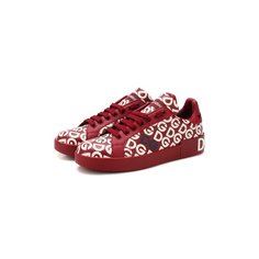 Кожаные кеды Portofino Dolce & Gabbana