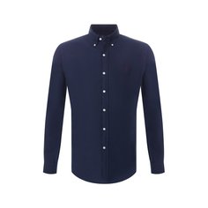 Хлопковая рубашка с воротником button down Polo Ralph Lauren