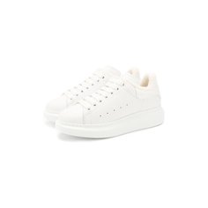 Кожаные кеды Alexander McQueen