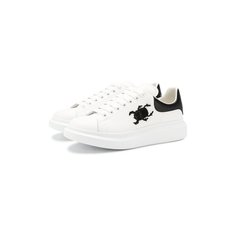 Кожаные кеды Alexander McQueen