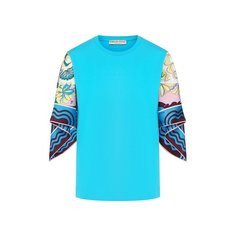 Футболка из смеси хлопка и шелка Emilio Pucci