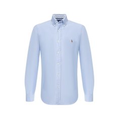 Хлопковая рубашка с воротником button down Polo Ralph Lauren