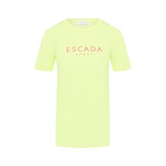 Хлопковая футболка Escada Sport