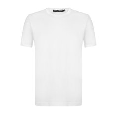 Хлопковая футболка с круглым вырезом Dolce & Gabbana