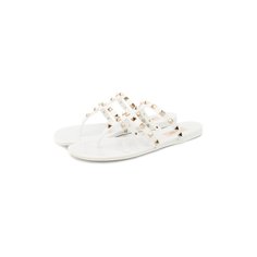 Резиновые шлепанцы Valentino Garavani Rockstud Valentino