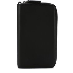 Кожаный футляр для документов с двумя отделениями на молнии Giorgio Armani