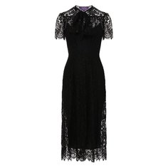 Платье из смеси вискозы и хлопка Ralph Lauren