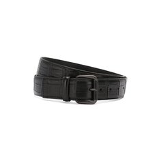 Ремень из кожи крокодила Bottega Veneta