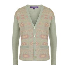 Кардиган из смеси кашемира и льна с V-образным вырезом Ralph Lauren
