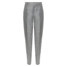 Брюки из льна Emporio Armani