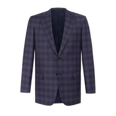 Однобортный шерстяной пиджак Brioni