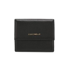 Кожаный кошелек на кнопке Coccinelle