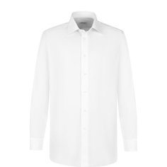 Хлопковая сорочка с воротником кент Brioni