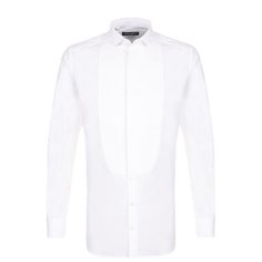 Хлопковая сорочка под смокинг Dolce & Gabbana