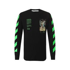 Хлопковый лонгслив Off-White