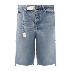 Джинсовые шорты Sacai
