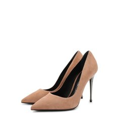 Замшевые туфли Metal Heel на шпильке Tom Ford