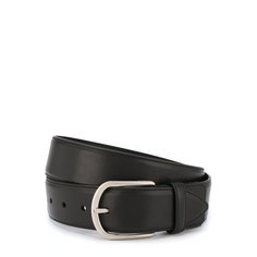 Кожаный ремень с металлической пряжкой Brioni