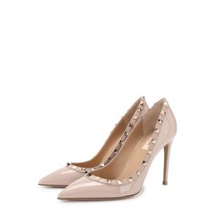 Лаковые туфли Valentino Garavani Rockstud на шпильке Valentino