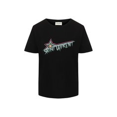 Хлопковая футболка Saint Laurent