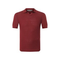 Поло из смеси шелка и хлопка Corneliani