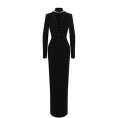Приталенное платье-макси со шнуровкой Tom Ford