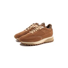 Замшевые кроссовки Santoni