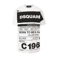 Хлопковая футболка Dsquared2