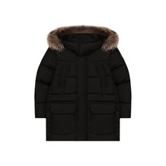 Пуховая куртка с меховой отделкой Il Gufo