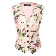 Шелковый жилет Dolce & Gabbana
