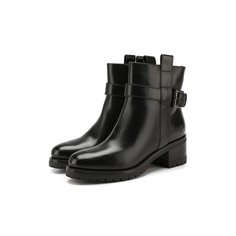 Кожаные ботинки Santoni