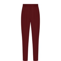 Укороченные брюки из смеси шерсти и шелка Alexander McQueen