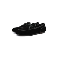 Текстильные лоферы с отделкой Bottega Veneta