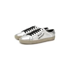 Кожаные кеды Court Classic Saint Laurent